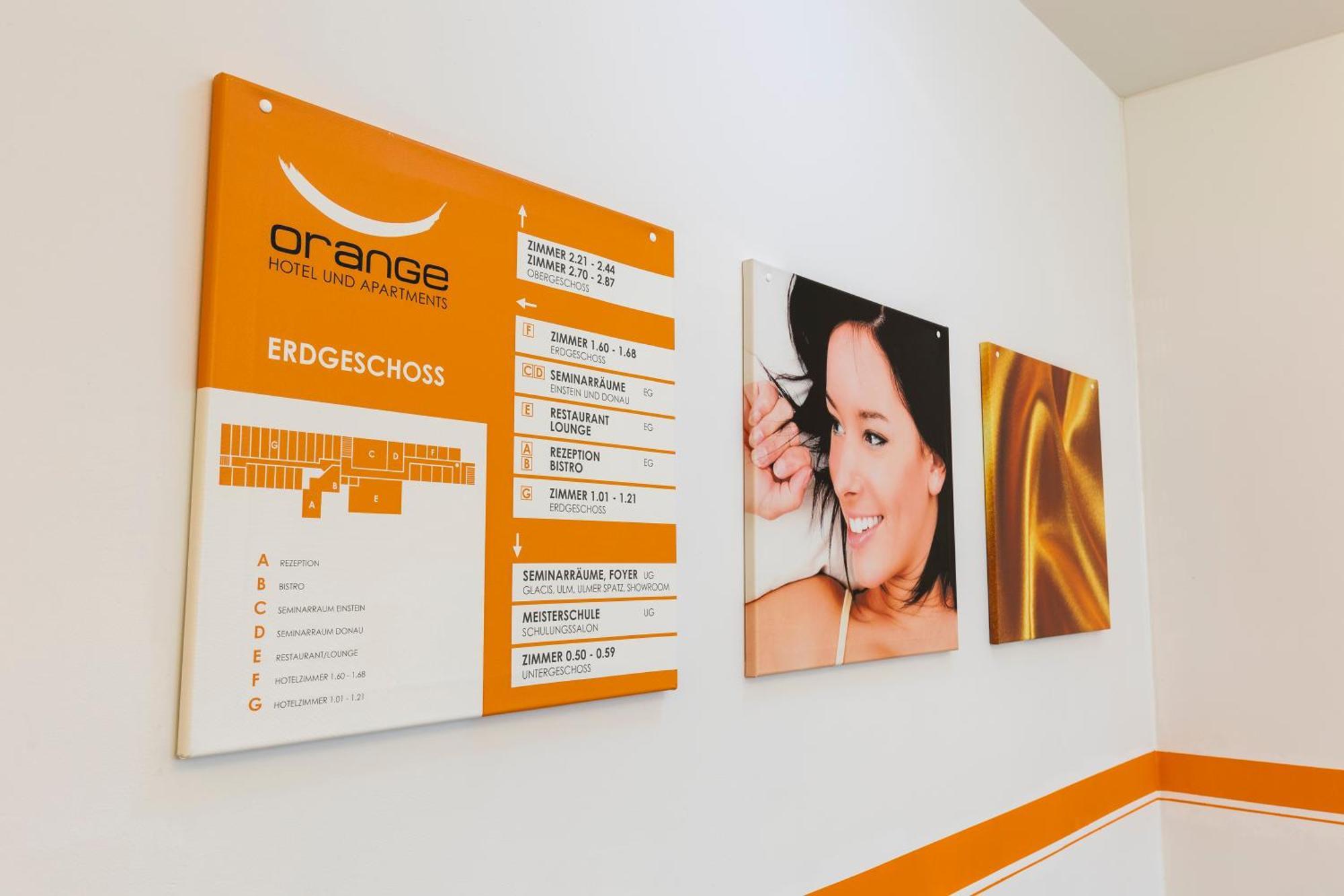 Orange Hotel Und Apartments Neu-Ulm Eksteriør bilde